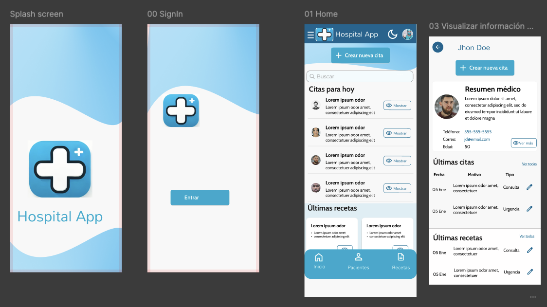 Portfolio Aplicación para gestión de pacientes y citas